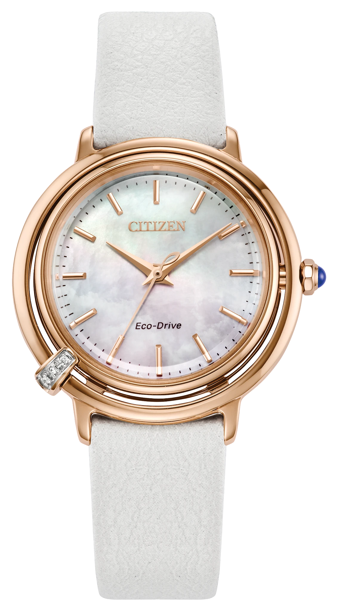 Citizen L Arcly White Dial Stainless Steel Bracelet EM1098-68D